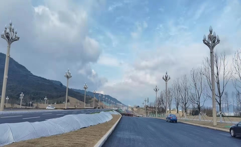 重慶科學大道 | 華體首創「柔性無損成型特鋼桿」